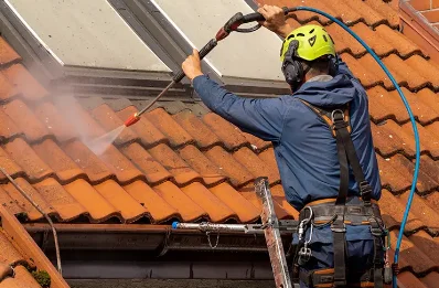 Démoussage et hydrofuge de toiture à Solignac